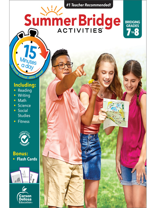 Title details for Summer Bridge Activities®, Grades 7 - 8 by Summer Bridge Activities - Available